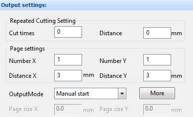 Arrays e configuración de corte repetido