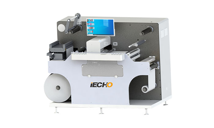 How does IECHO label cutting machine cut efficiently?