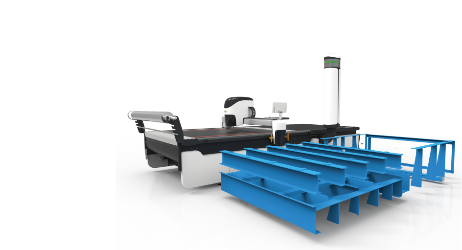 Automated cutting machine offers travel speeds to 1,400 IPM