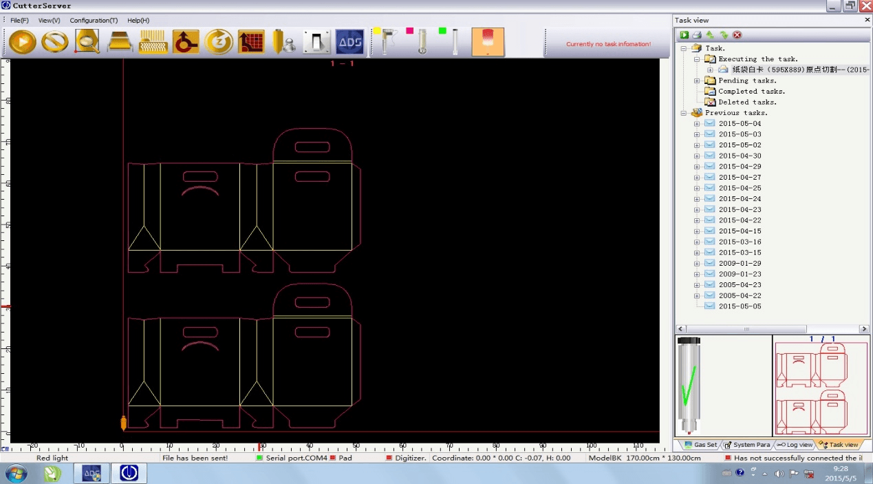 Sistem kontrol gerak IECHO